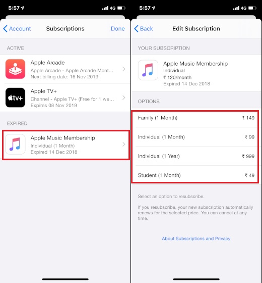 How to Cancel App Subscription on iPhone in iOS 13 Beebom