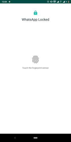 5. Enable Fingerprint Lock on Whatsapp