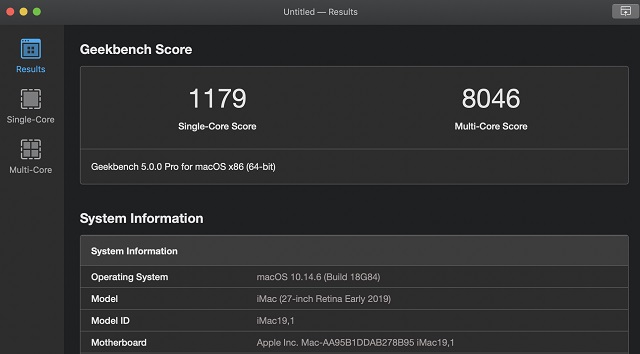 8. Geekbench