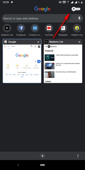 google chrome canary tab preview