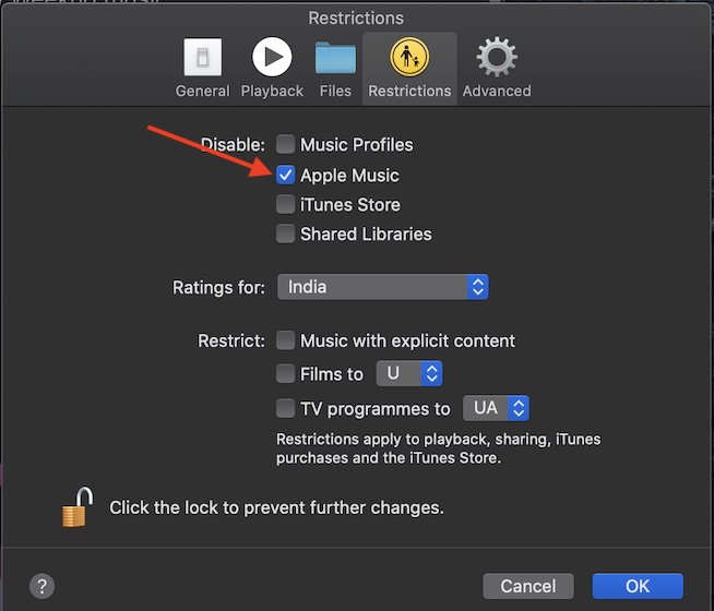Disable Apple Music on Mac
