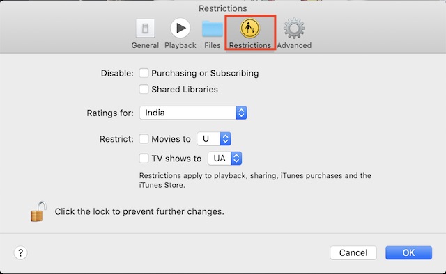 Enable Restrictions on Apple TV Movies and Shows