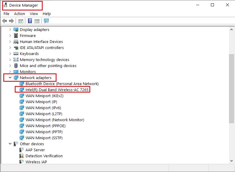 Finding Device Manager