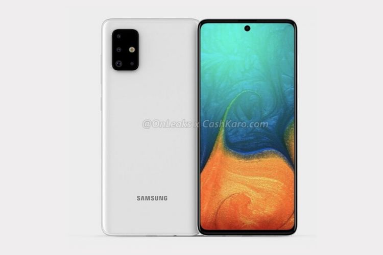 Galaxy A71 with punch-hole display, quad camera surfaces online