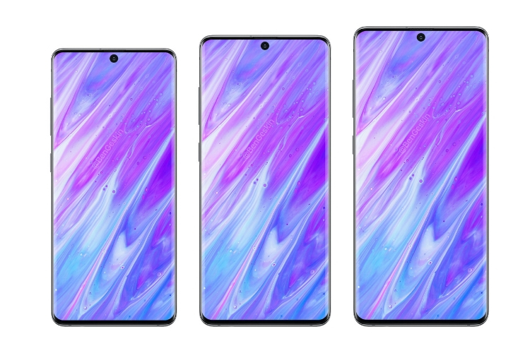 Samsung Galaxy S11 lineup renders