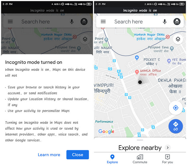 Google Maps ‘Incognito Mode’ Rolling Out on Android: Here’s How to Enable it