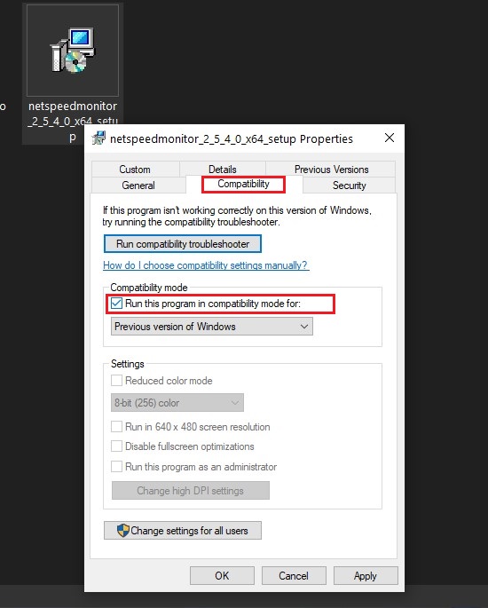 NetSpeedMonitor Compatibility