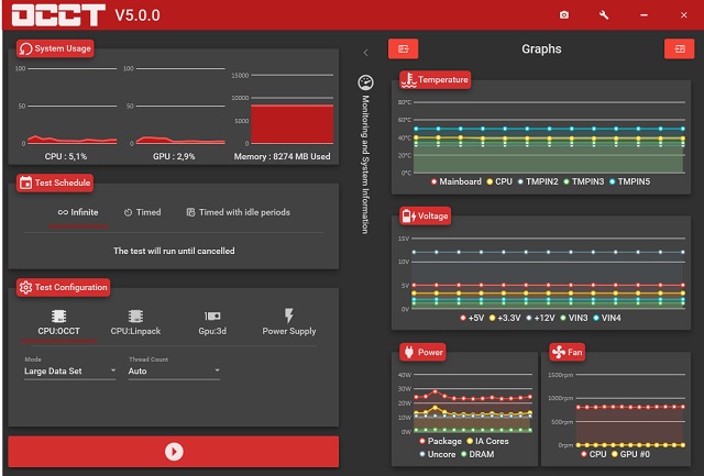 OCBASE/OCCT : Free, all-in-one stability, stress test, benchmark