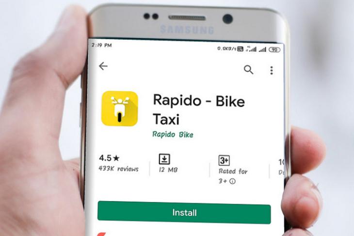 Rapido logo smartmockups website