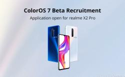Realme X2 Pro ColorOS 7 beta recruitment program website