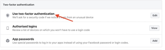 Use Two-Factor authentication