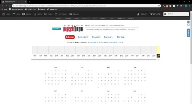 Wayback Machine 1