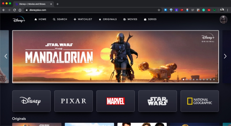 disney+ works on desktop in india