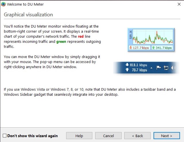 setup page DU Meter 1