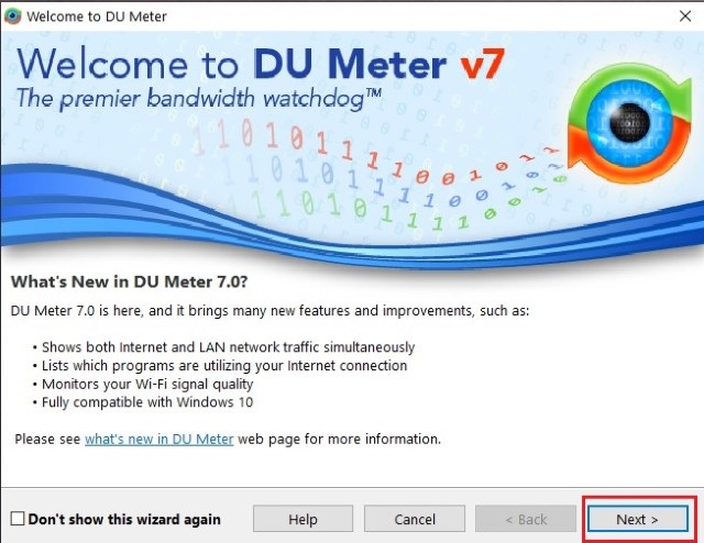 du net speed meter