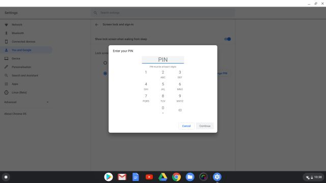 1. Set a Pin for a Seamless Login Best Chrome OS Tips and Tricks