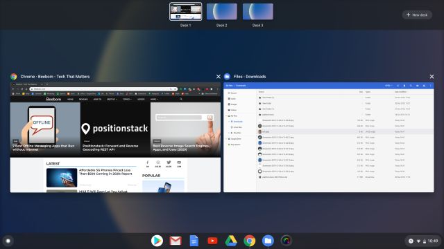 9. Virtual Desktop Best Chrome OS Tips and Tricks