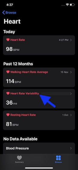 Choose Heart Rate Variability