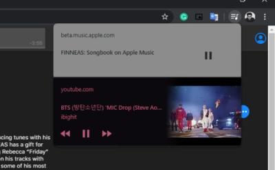 Chrome 79 gets media playback controls