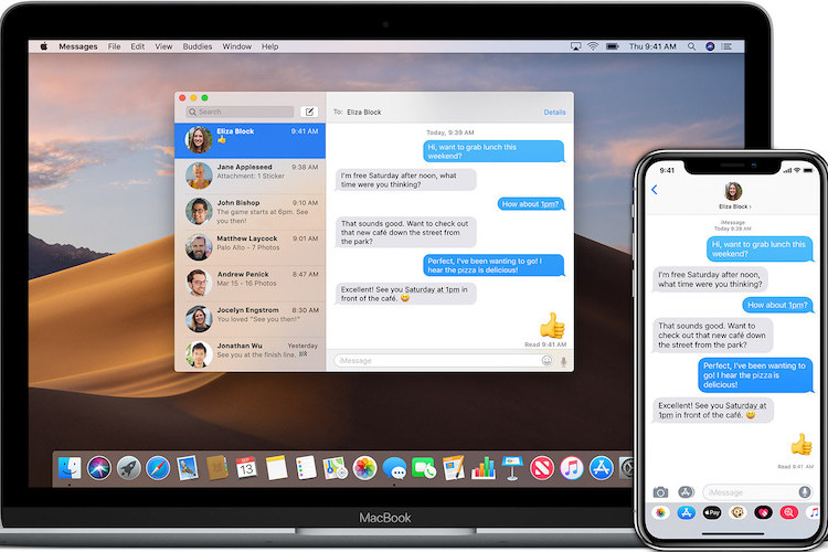 how to sync iphone messages to mac