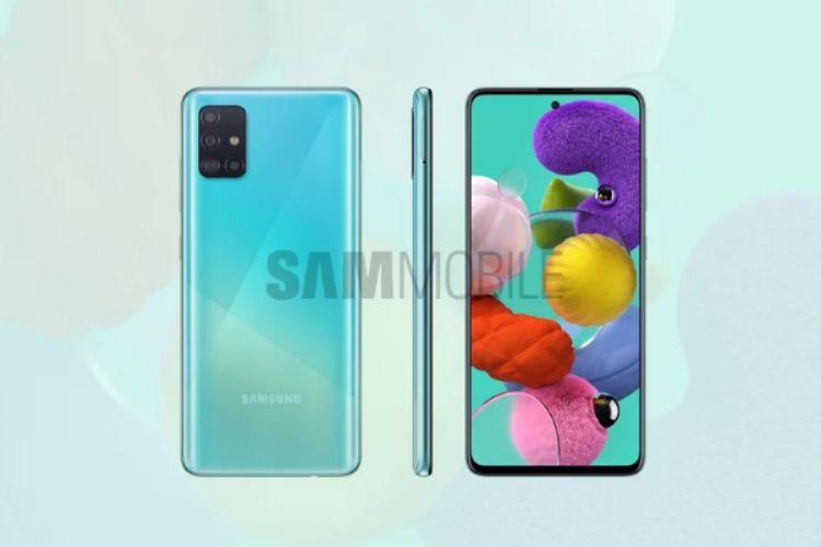 Galaxy A51 design and display