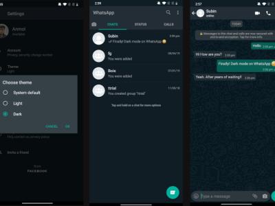 Get the Official Dark Mode on WhatsApp [Root Required]