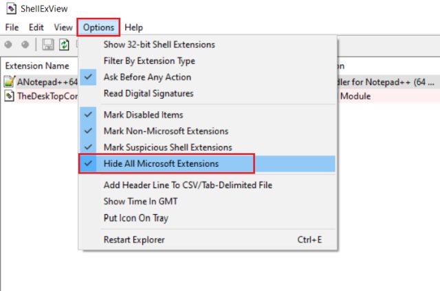 How to Customize the Right-click Menu on Windows 10 ShellExview