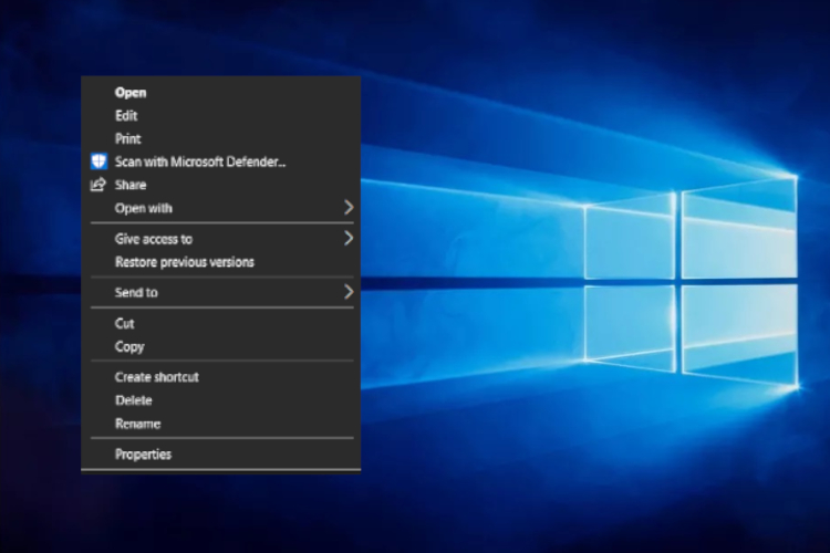 windows 10 right click menu editor