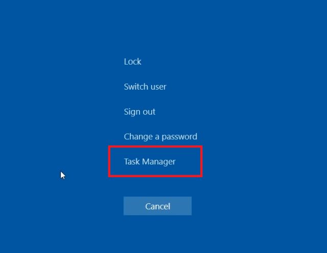 1. Restore the Explorer to Resolve Black Screen Issue on Windows 10