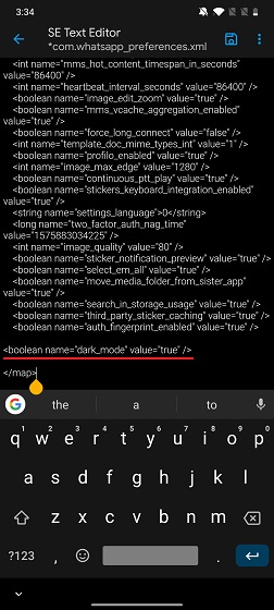 How to Get the Official Dark Mode on WhatsApp [Root Required] 2