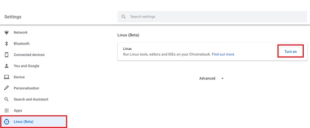 Use Linux on Your Chromebook