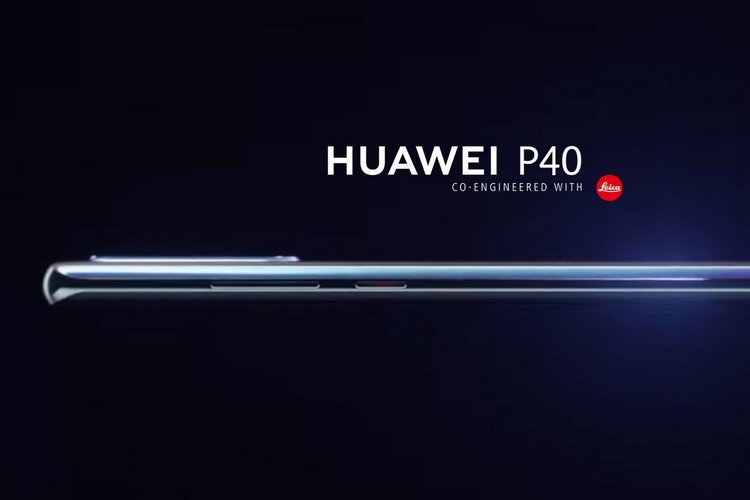 Huawei P40 leaked render website
