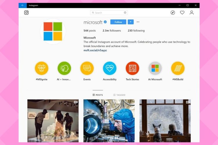 Instagram PWA coming to microsoft store