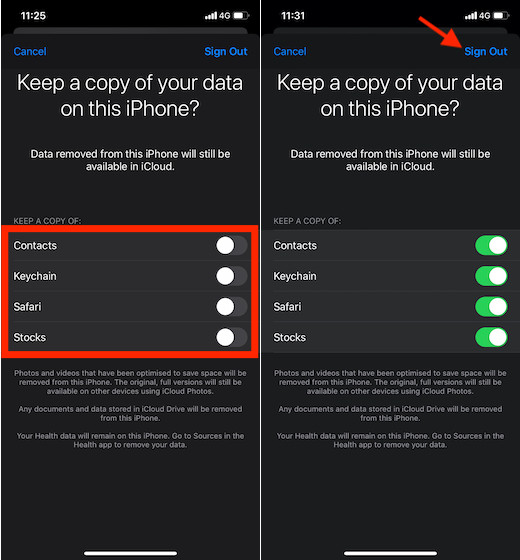Keep a copy of your data