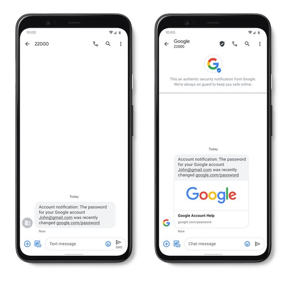 Google Brings Verified SMS, Real-Time Spam Protection to its Messages App