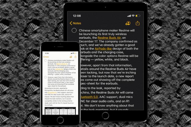 Use Light Background in Notes When Using Dark Mode on iPhone and iPad