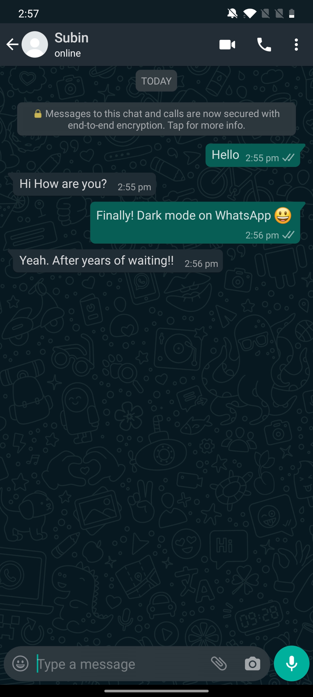 WHATSAPP Dark