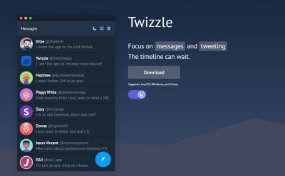 Twizzle Is a Desktop App for Twitter DMs