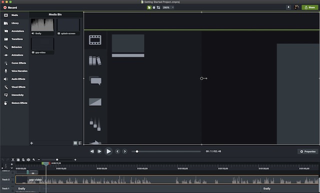 all-in-one screen recorder and video editor Camtasia