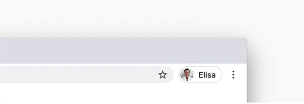 chrome new profile indicator