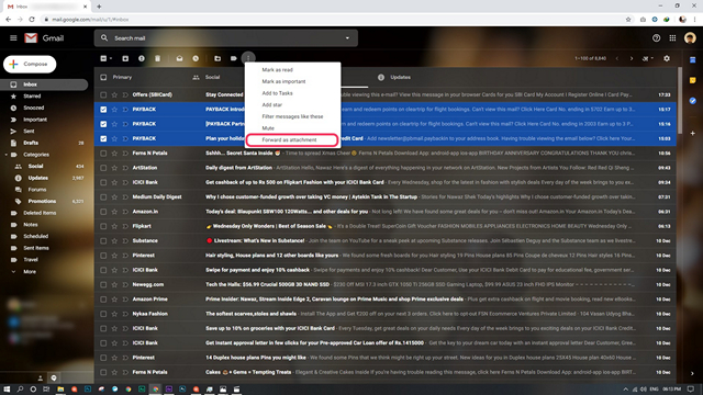 How to Send Emails as Attachments in Gmail