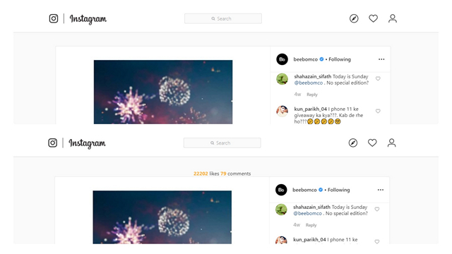 This Chrome Extension Lets You View Instagram Likes Count