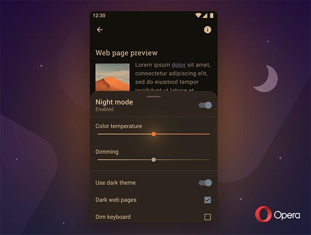Opera for Android Brings a New Night Mode with Latest Update