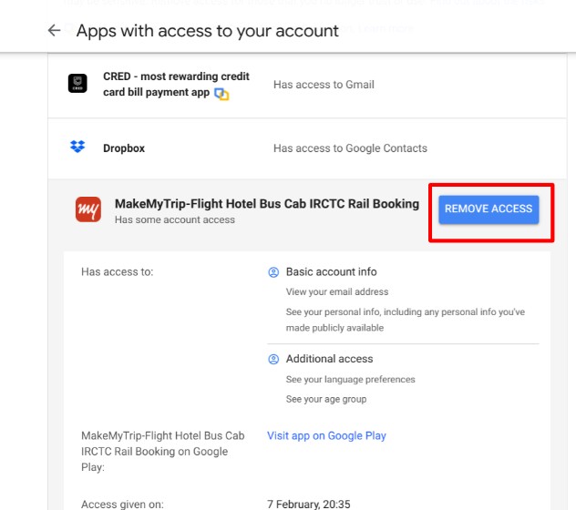 Revoke Third-party App Access From Your Google Account