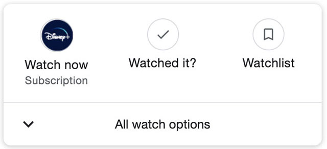 Google’s New Watchlist Tool Lets You Bookmark Movies and TV Shows