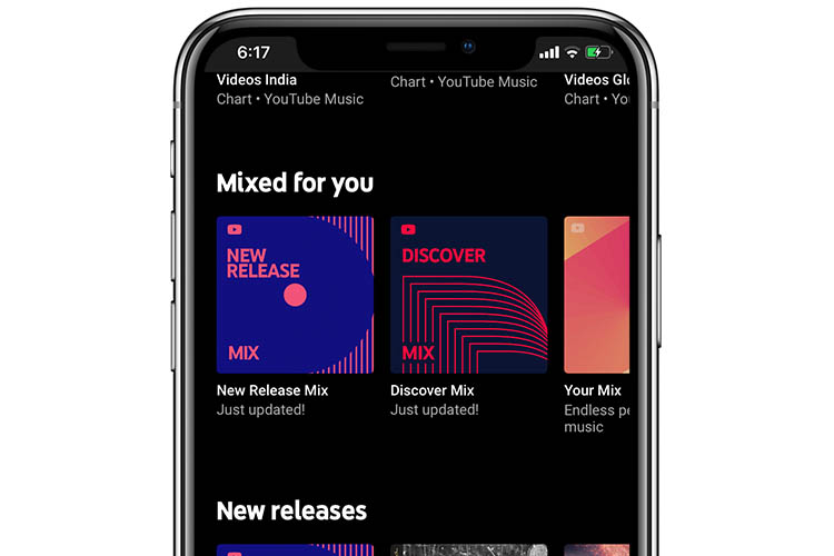 youtube music personalised playlists featured