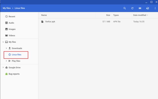 Chrome os install apk without developer mode