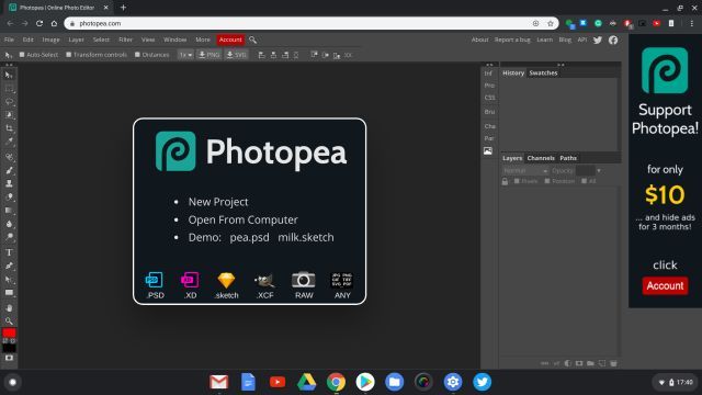 photo editor like picsart for chromebook