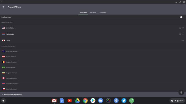 20. Proton VPN Best Chrome OS Apps