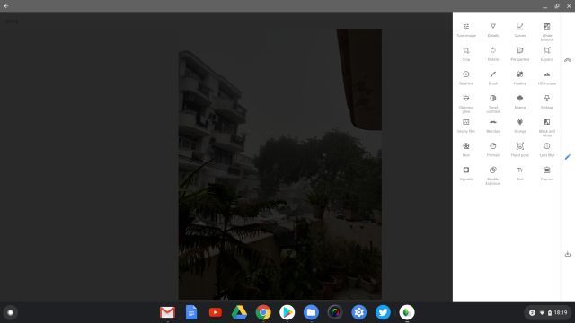 7. Snapseed أفضل برامج تحرير الصور لجهاز Chromebook